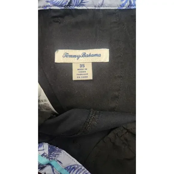 Tommy Bahama Mens Boracay Shorts Black Stretch Cotton Tencel Blend Sz 35 - Picture 6 of 9